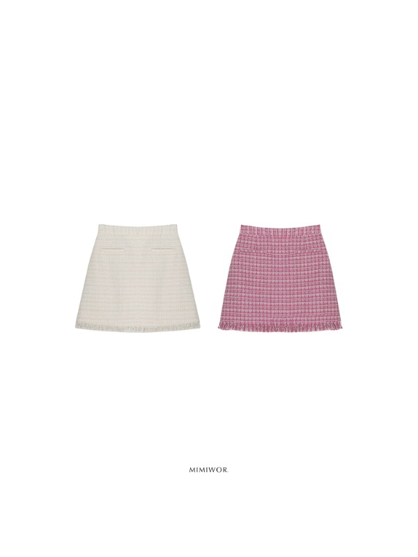 Sand mini tweed skirt 샌드 미니 트위드 스커트