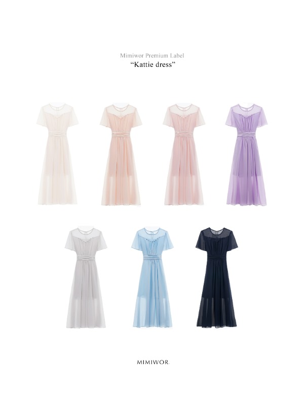 Mimiwor made : “ Kattie silk dress “ 케이티 실크 드레스