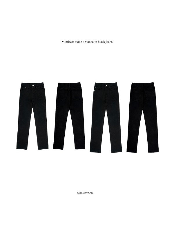 Mimiwor made : Manhattn black jeans 맨해튼 블랙진