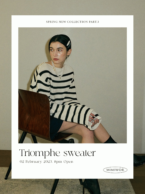 Triomphe sweater 트리오페 스웨터