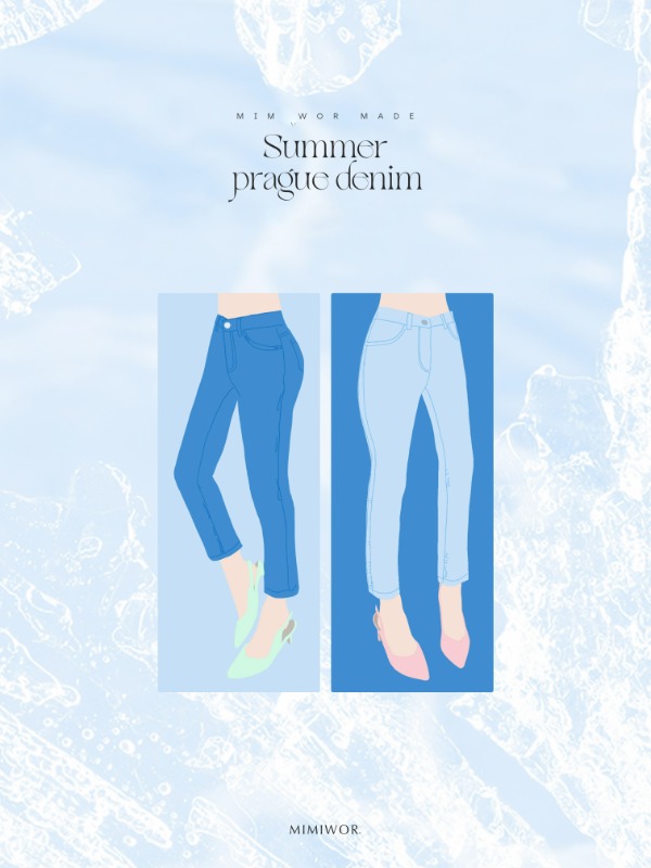 Summer Prague Ice Denim Jeans 프라하 아이스 데님👖