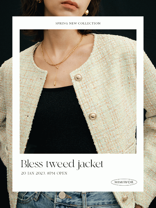Bless tweed jacket 블레스 트위드 자켓